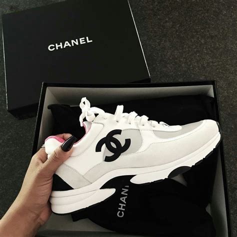 chanel x nike schuhe|chanel sneakers black and white.